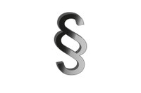 BITV 2.0: Das Bild zeigt ein stilisiertes Paragrafensymbol.